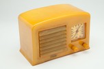 Deco FADA 5F50 Catalin Radio In Beautiful Yellow and Onyx